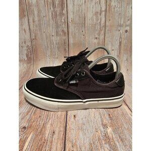 Vans Pro Skate Ultracush Sneakers Mens Size 6.5 Black Suede Skateboard Shoes